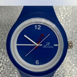 Men’s “” Riviera  “ Electric Blue Timepiece “””
